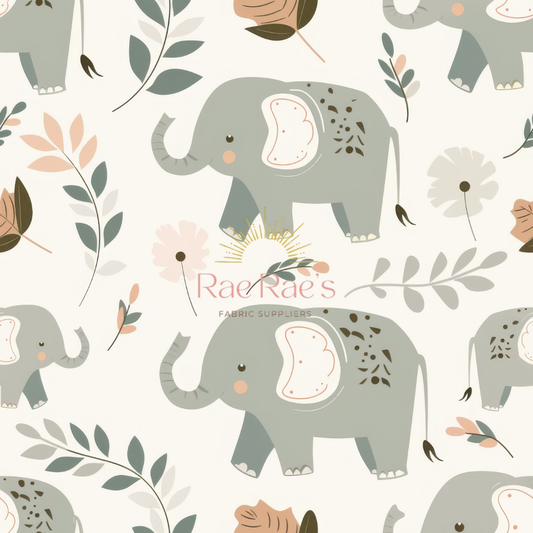 Floral elephant