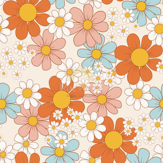 Retro flowers