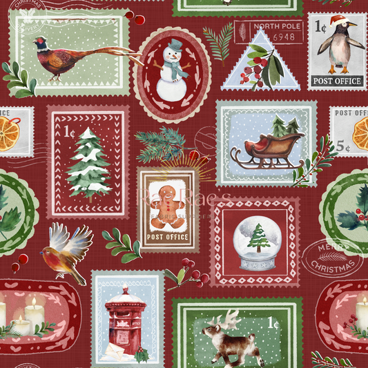 Christmas stamps - Apple - Exclusive colourway