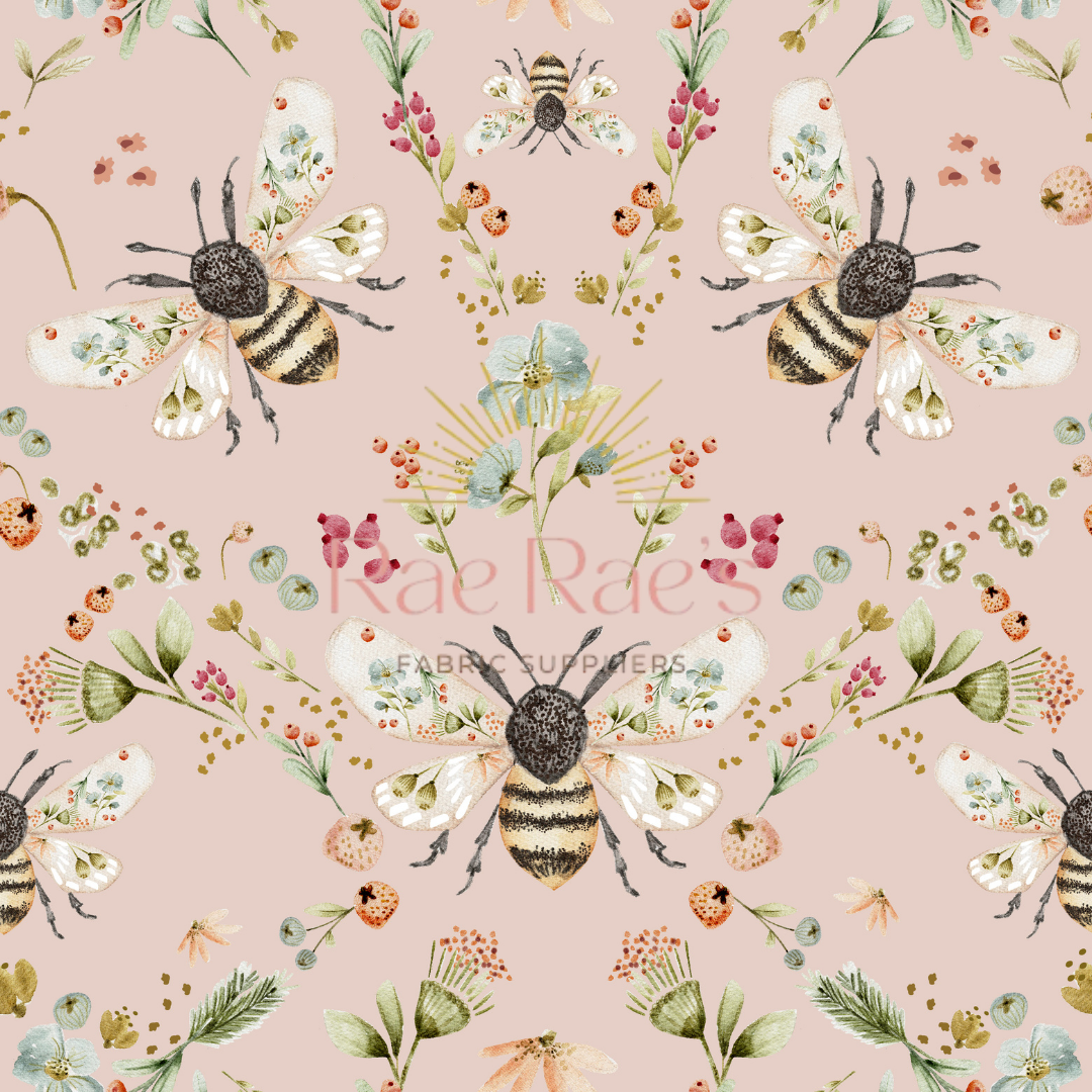 Bee Floral Rose