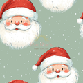 Happy Santa - Sage