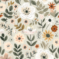 Sage floral