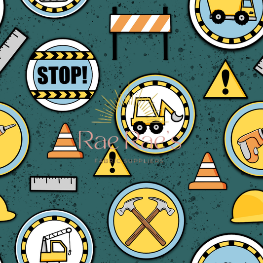 Construction badges steal