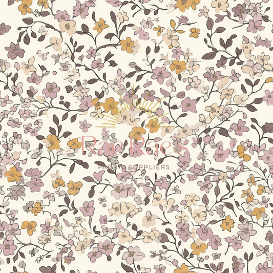 Caramel Lilac ditsy