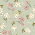 Ditsy Hydrangea Sage