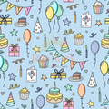 Birthday party pastels