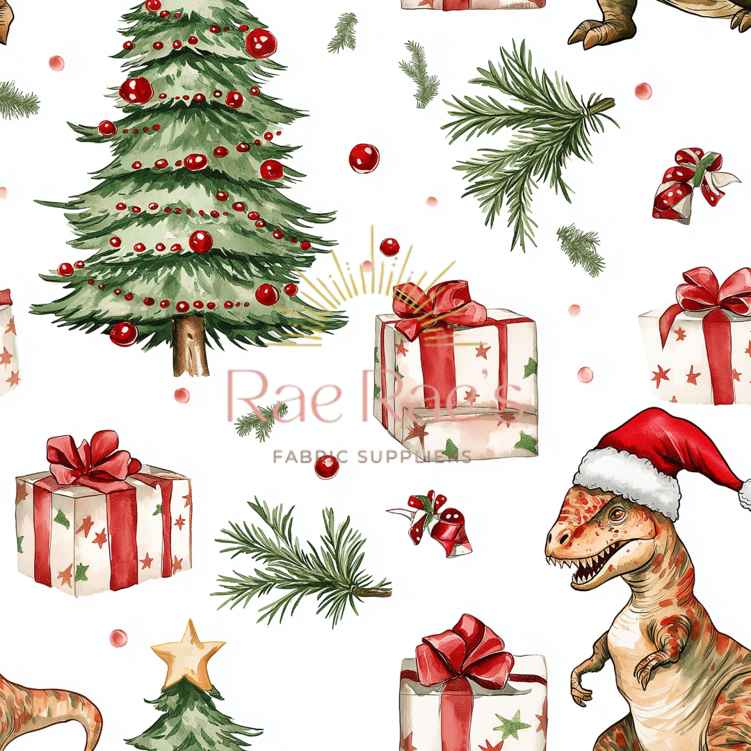 Dinos at Christmas