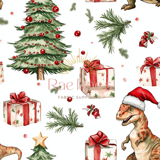 Dinos at Christmas