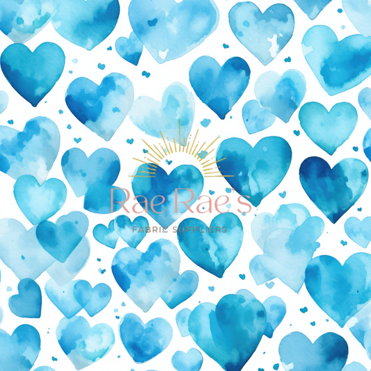 Teal Hearts