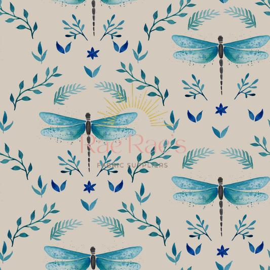 Watercolour dragonflies