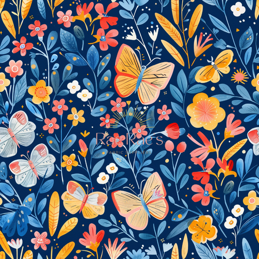 Navy butterflies