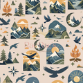 Into the pines - Beige