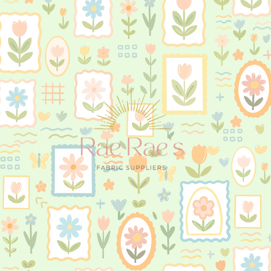 Spring stamps - Green