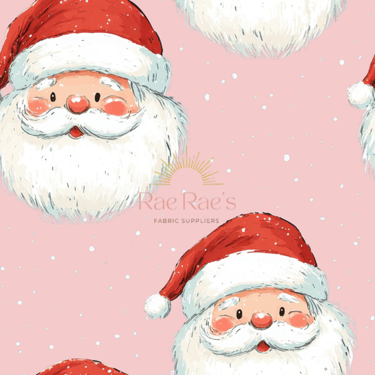 Happy Santa - Pink