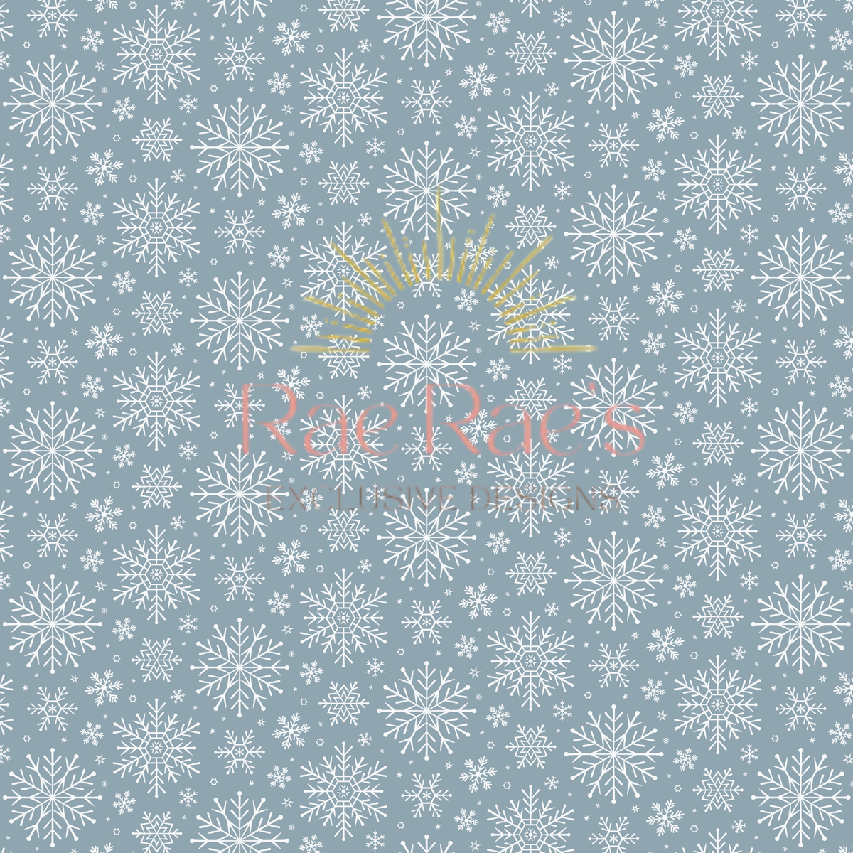 Blue Snowflake 3