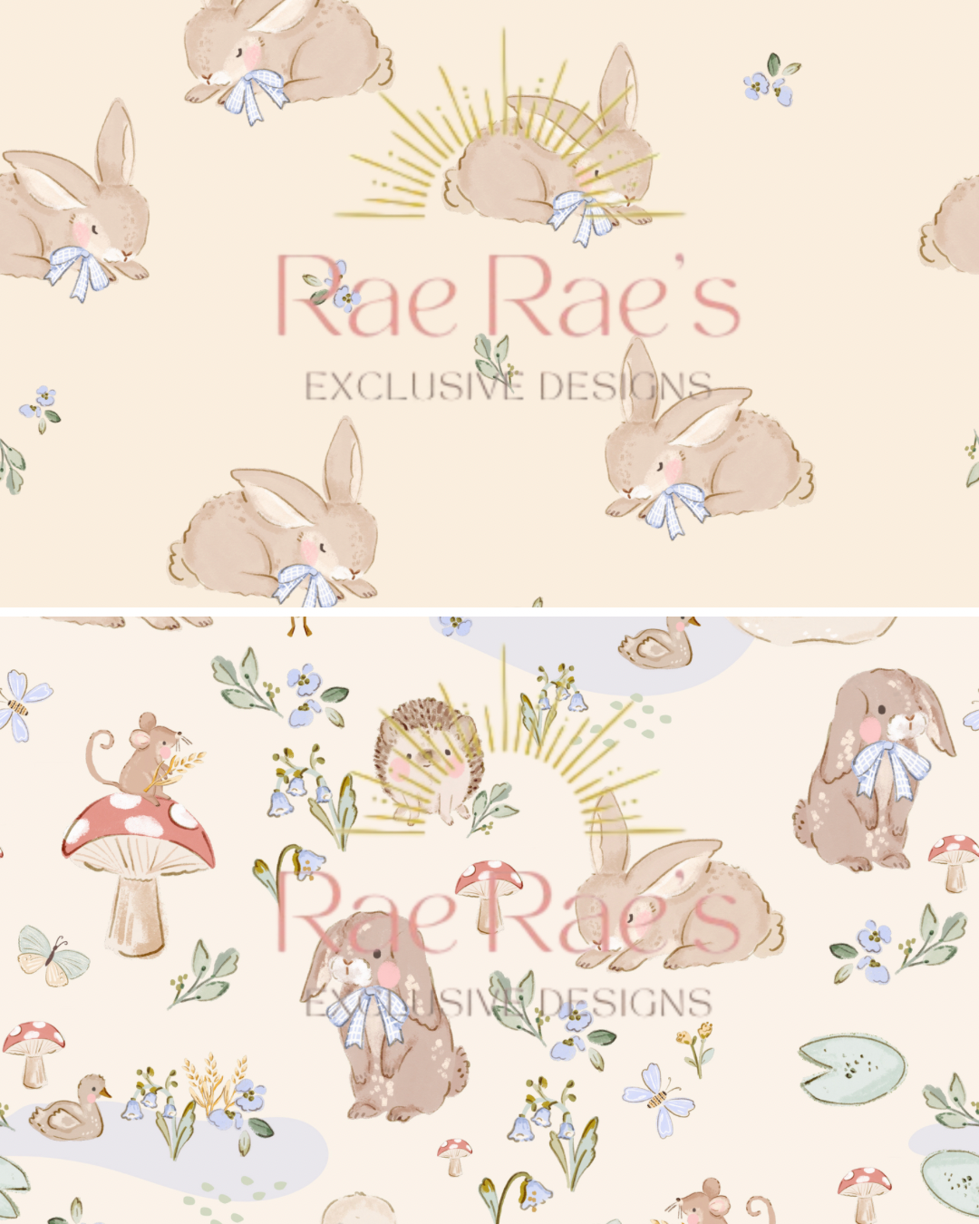 Mini Capsule Bluebell Bunny Animals