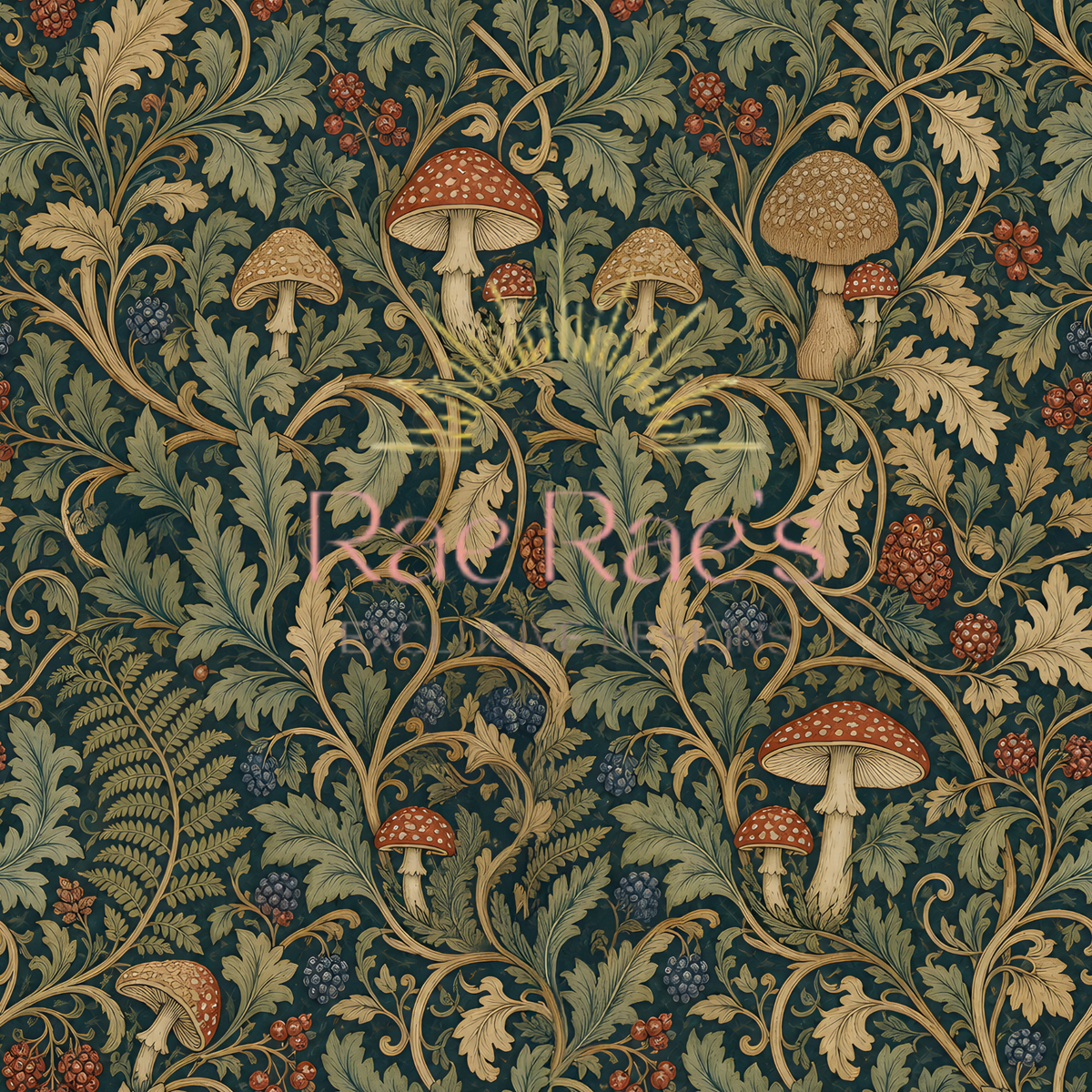 Vintage Toadstools