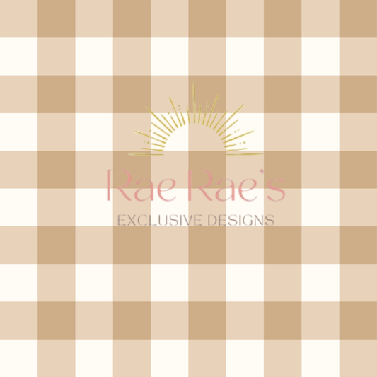 Caramel Gingham