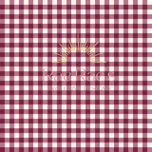 Gingham Plum