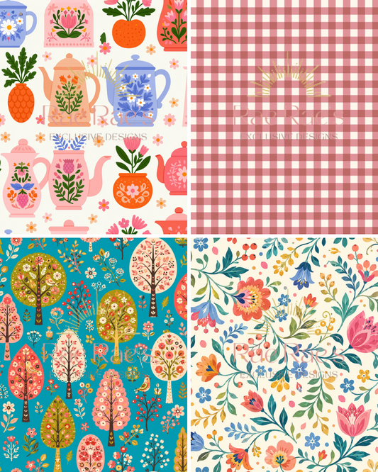 Capsule Floral Tea Party
