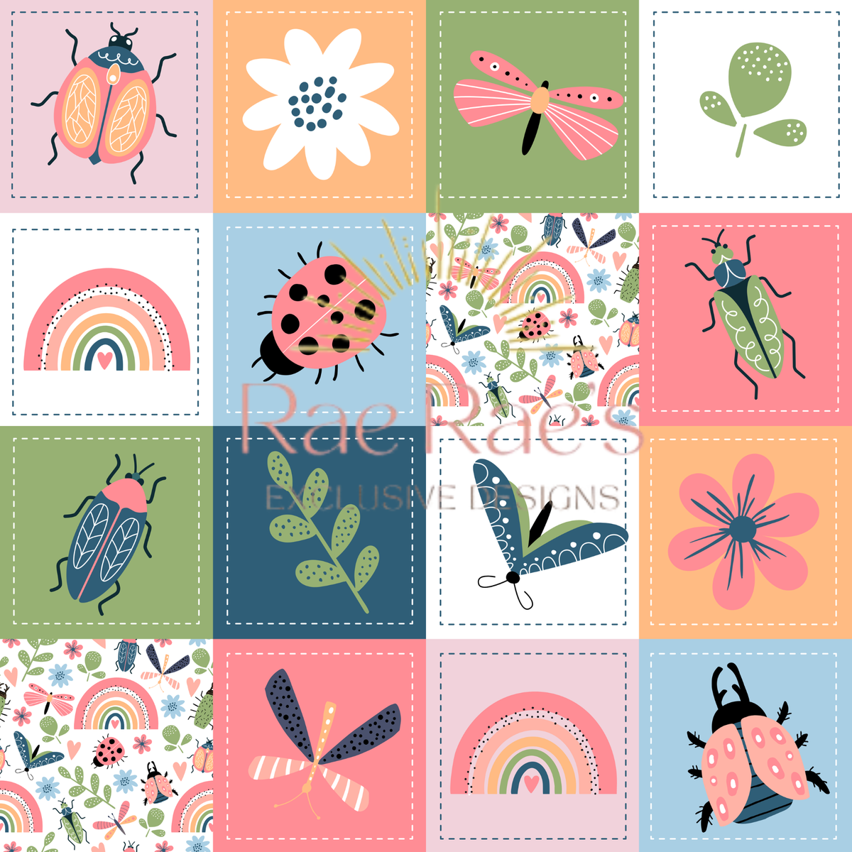 Bug Patch Pink