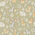 Olive safari meadow