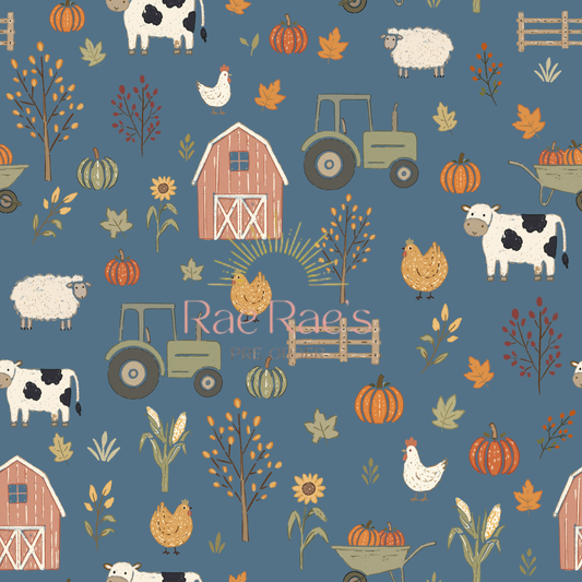 Autumn acres - Denim