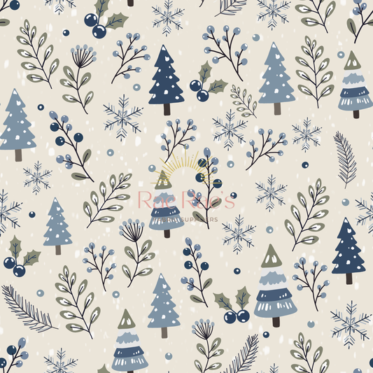 Frosted forest