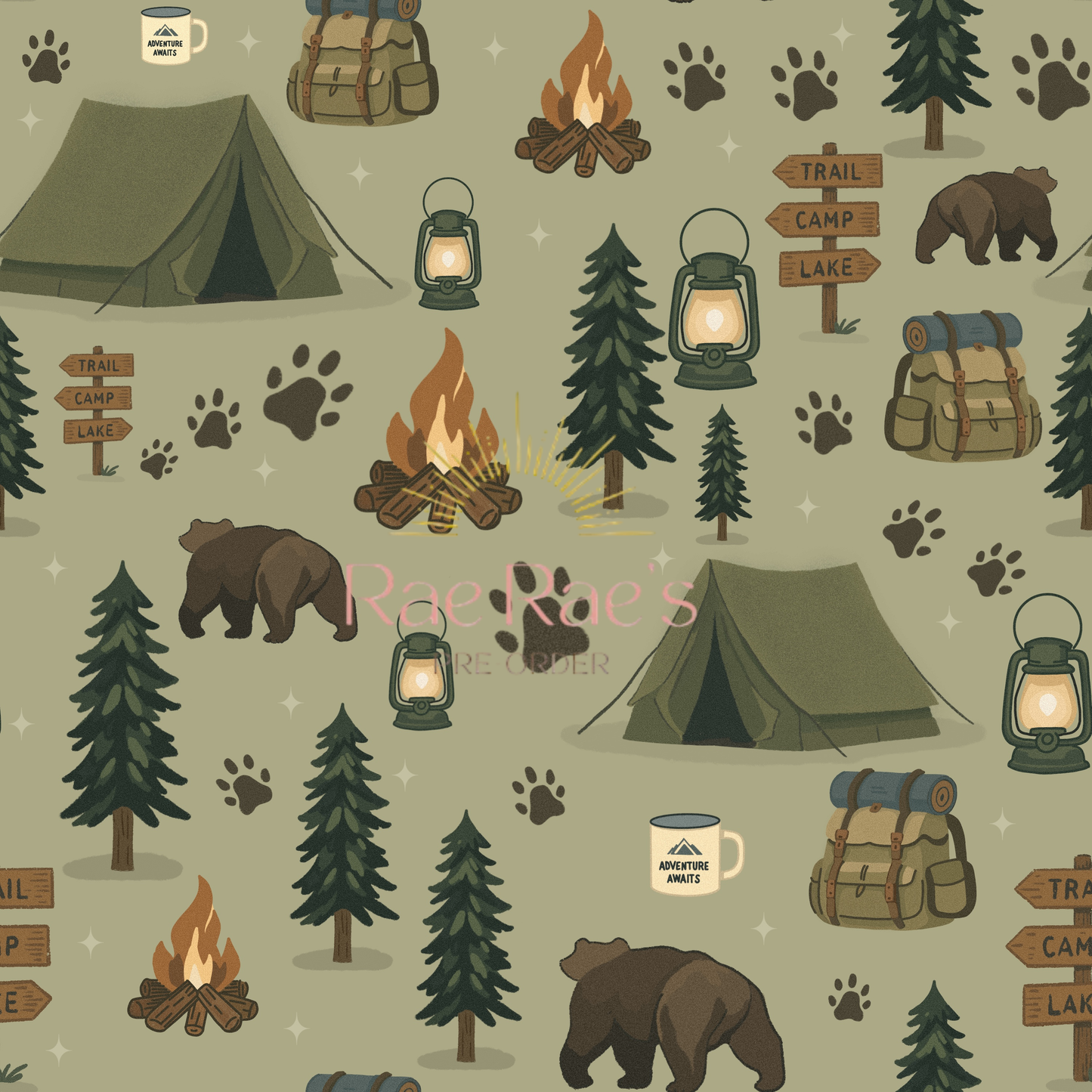 Woodland camp